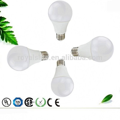 High lumen 9 W Plastic Aluminum Warm White led lighting bulb